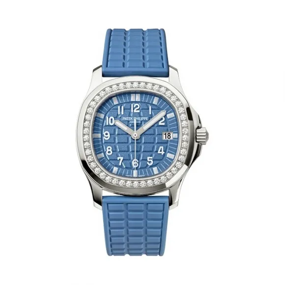 百达翡丽/Patek Philippe Aquanaut 系列 不锈钢镶钻 石英机芯 女表 5067A-022