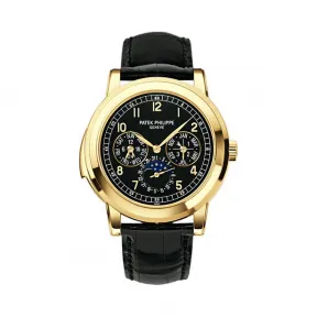 百达翡丽/Patek Philippe 超级复杂功能计时系grand Complications列 18K黄金 自动机械机芯 男表 5074J-001