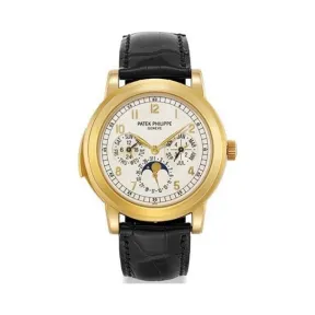百达翡丽/Patek Philippe 超级复杂功能计时系grand Complications列 18K黄金 自动机械机芯 男表 5074J-012