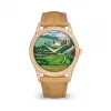 百达翡丽/Patek Philippe 卡拉特拉瓦 Calatrava 系列 18k玫瑰金镶钻 自动机械机芯  5077-100R-033