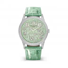 百达翡丽/Patek Philippe 卡拉特拉瓦 Calatrava 系列 白金 自动机械机芯  5077-101G-001