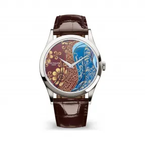 百达翡丽/Patek Philippe 卡拉特拉瓦 Calatrava 系列 铂金 自动机械机芯  5077P-102
