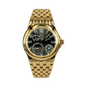 百达翡丽/Patek Philippe 复杂功能时计 Complications 系列 18K黄金 自动机械机芯 男表 5085-1J-012