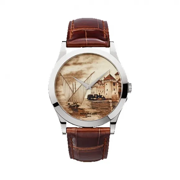 百达翡丽/Patek Philippe 卡拉特拉瓦 Calatrava 系列 白金 自动机械机芯  5089G-017