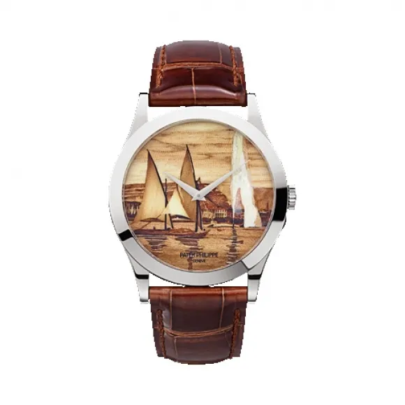 百达翡丽/Patek Philippe 卡拉特拉瓦 Calatrava 系列 白金 自动机械机芯  5089G-020