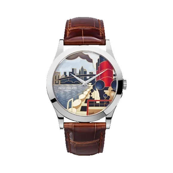 百达翡丽/Patek Philippe 卡拉特拉瓦 Calatrava 系列 白金 自动机械机芯  5089G-025