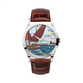 百达翡丽/Patek Philippe 卡拉特拉瓦 Calatrava 系列 白金 自动机械机芯  5089G-036