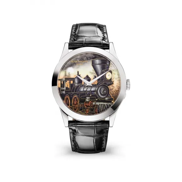 百达翡丽/Patek Philippe 珍稀工艺系列 38.6MM 18k白金 自动机械 男表 5089G-076
