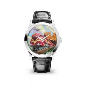 百达翡丽/Patek Philippe 珍稀工艺系列 38.6MM 18k白金 自动机械 男表 5089G-086