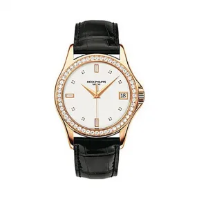 百达翡丽/Patek Philippe 卡拉特拉瓦 Calatrava 系列 玫瑰金 自动机械机芯 男表 5108R-001