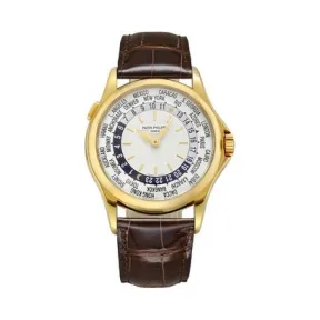 百达翡丽/Patek Philippe 复杂功能时计 Complications 系列 18K黄金 自动机械机芯 男表 5110J-001