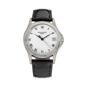 百达翡丽/Patek Philippe 卡拉特拉瓦 Calatrava 系列 白金 自动机械机芯 男表 5117G-001