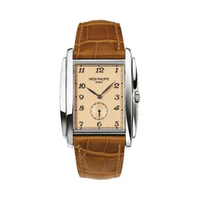 百达翡丽/Patek Philippe Gondolo系列 18k白金 手动机械机芯 男表 5124G-001