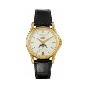 百达翡丽/Patek Philippe 复杂功能时计 Complications 系列 18K黄金 自动机械机芯 男表 5125J-010