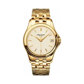 百达翡丽/Patek Philippe 卡拉特拉瓦 Calatrava 系列 18K黄金 自动机械机芯 男表 5127-1J-001