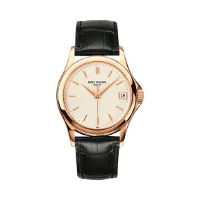 百达翡丽/Patek Philippe 卡拉特拉瓦 Calatrava 系列 玫瑰金 自动机械机芯 男表 5127R-001