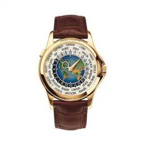 百达翡丽/Patek Philippe 复杂功能时计 Complications 系列 18K黄金 自动机械机芯 男表 5131J-001