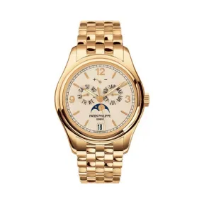 百达翡丽/Patek Philippe 超级复杂功能计时系grand Complications列 18K黄金 自动机械机芯 男表 5136-1J-001