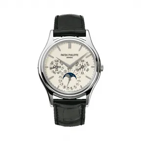 百达翡丽/Patek Philippe 超级复杂功能计时系grand Complications列 18k白金 自动机械机芯 男表 5140G-001