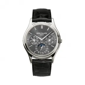 百达翡丽/Patek Philippe 超级复杂功能计时系grand Complications列 950铂金 自动机械机芯 男表 5140P-017