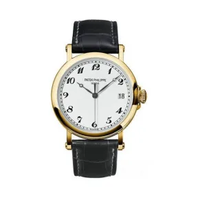 百达翡丽/Patek Philippe 卡拉特拉瓦 Calatrava 系列 18K黄金 自动机械机芯 男表 5153J-011