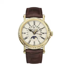 百达翡丽/Patek Philippe 超级复杂功能计时系grand Complications列 18k黄金 自动机械机芯 男表 5160J-001