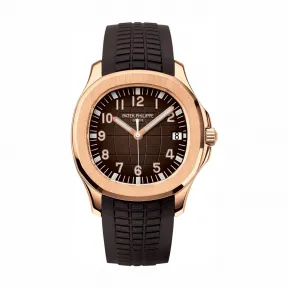 百达翡丽/Patek Philippe Aquanaut 系列 玫瑰金 自动机械机芯 男表 5167R-001