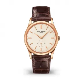 百达翡丽/Patek Philippe 卡拉特拉瓦 Calatrava 系列 玫瑰金 手动机械机芯 男表 5196R-001