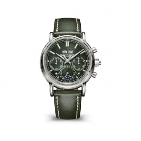 百达翡丽/Patek Philippe 超级复杂功能时计 40MM 白金 手动机械机芯 男表 5204G-001