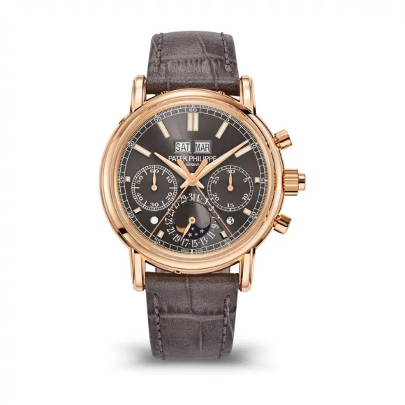 百达翡丽/Patek Philippe 超级复杂功能时计系列 40MM 玫瑰金 手动机械 男表 5204R-011