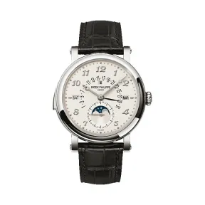 百达翡丽/Patek Philippe 超级复杂功能计时系grand Complications列 18k白金 自动机械机芯 男表 5213G-001