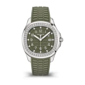 百达翡丽/Patek Philippe AQUANAUT系列 38.8MM 不锈钢 石英 女表 5267-200A-011