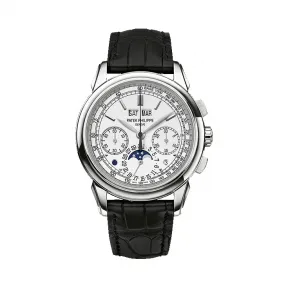 百达翡丽/Patek Philippe 超级复杂功能计时系grand Complications列 18k白金 手动机械机芯 男表 5270G-018