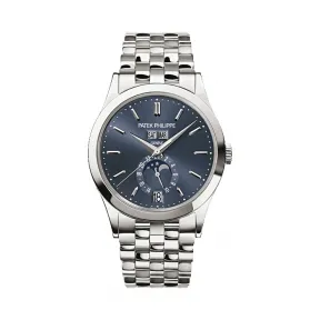 百达翡丽/Patek Philippe 复杂功能时计 Complications 系列 18k白金 自动机械机芯 男表 5396-1G-001
