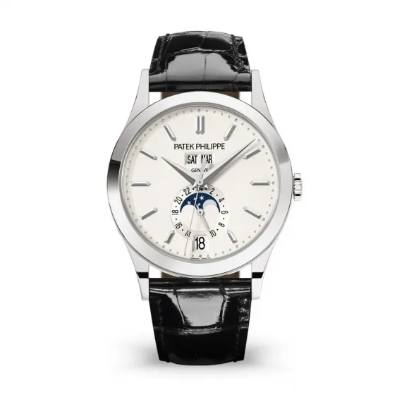 百达翡丽/Patek Philippe 复杂功能时计 Complications 系列 白金 自动机械机芯 男表 5396G-011