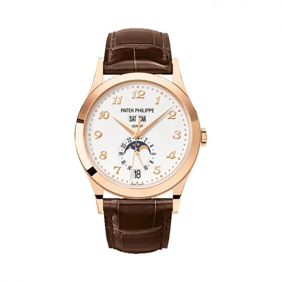 百达翡丽/Patek Philippe 复杂功能时计 Complications 系列 18k玫瑰金 自动机械机芯 男表 5396R-012
