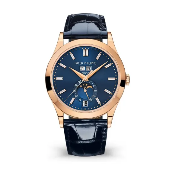 百达翡丽/Patek Philippe 复杂功能时计 Complications 系列 玫瑰金 自动机械机芯 男表 5396R-015
