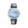 百达翡丽/Patek Philippe 珍稀工艺系列 37MM 18k白金  男表 5538G-012