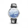 百达翡丽/Patek Philippe 珍稀工艺系列 37MM 18k白金  男表 5538G-015