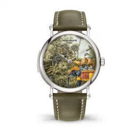 百达翡丽/Patek Philippe 珍稀工艺   手动机械 男表 5538G-018