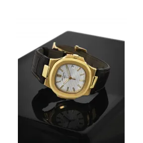 百达翡丽/Patek Philippe Nautilus 运动 鹦鹉螺 系列 18K黄金 自动机械机芯 男表 5711J-001