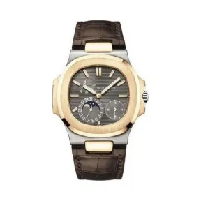 百达翡丽/Patek Philippe Nautilus 运动 鹦鹉螺 系列 18k玫瑰金 自动机械机芯 男表 5712GR-001