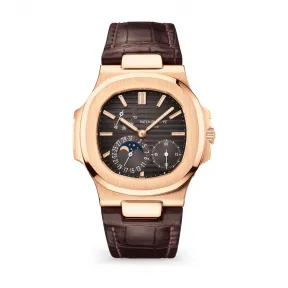 百达翡丽/Patek Philippe Nautilus 运动 鹦鹉螺 系列 玫瑰金 自动机械机芯 男表 5712R-001