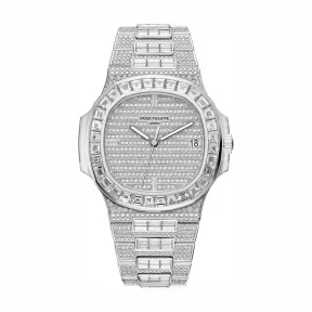 百达翡丽/Patek Philippe Nautilus 运动 鹦鹉螺 系列 白金 自动机械机芯 男表 5719-10G-010
