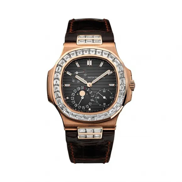 百达翡丽/Patek Philippe Nautilus 运动 鹦鹉螺 系列 玫瑰金 自动机械机芯 男表 5724R-001