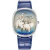 百达翡丽/Patek Philippe 珍稀工艺  18k白金 自动机械 女表 5738-50G-026