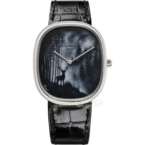 百达翡丽/Patek Philippe GOLDEN ELLIPSE  白金  男表 5738-50G-030