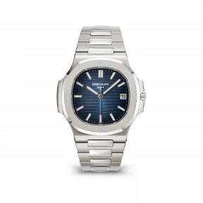 百达翡丽/Patek Philippe Nautilus 41MM 白金 自动机械机芯 男表 5811-1G-001