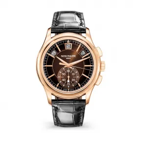 百达翡丽/Patek Philippe 复杂功能时计 Complications 系列 玫瑰金 自动机械机芯 男表 5905R-001