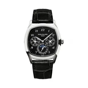 百达翡丽/Patek Philippe 超级复杂功能计时系grand Complications列 18k白金 自动机械机芯 男表 5940G-010